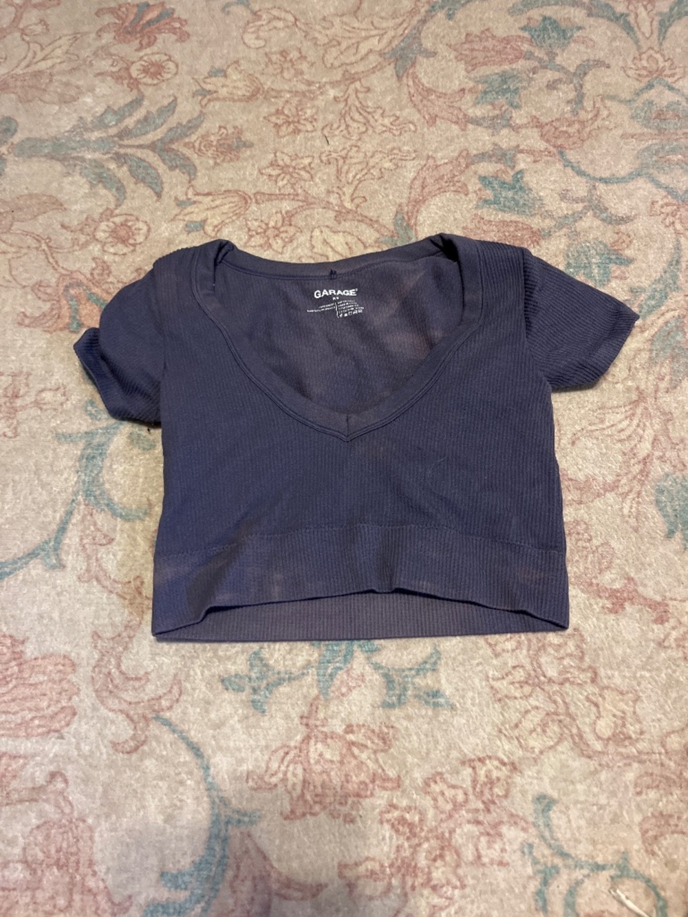 Garage scoop shirt plum